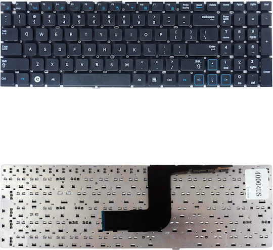 Laptop-Tastatur Samsung Rv515 Rv511 E3511 Rv509 Rv520 S3511 Rc510 Rc520 Rv518 Rc512 Rv520 Rc720 9z.n5qsn.b0u Schwarz Ohne Rahmen US-Version Schwarzer Tastaturcode 40004us