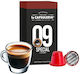 Кафе капсули съвместими с машини Nespresso 10 броя - Специални капсули с крем кафе - La Capsuleria