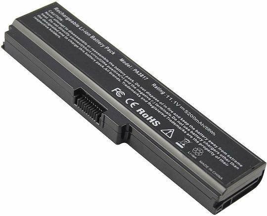 Батерия за лаптоп за Toshiba Satellite P755d-s5379 P755d-s5384 P755d-s5386 P770 P770-00k P770-10p P770-11g P770-109 P770-118 P770-120 P770-bt4g22 P770-bt4n22 OEM Висококачествен код 1-bat0026