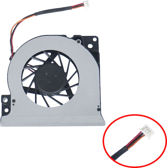 Ανεμιστηράκι Laptop Cpu Cooling Samsung R60 R60y R601 Samsung R60 Cpu Cooling Fan Bdb05405hb-7d92 Ba31-00051b Ba31-00051a B66 3pin Κωδ 80321