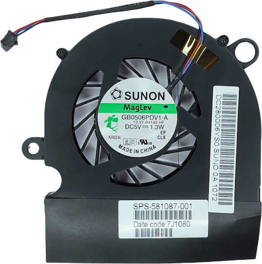 Ανεμιστηράκι Laptop Cpu Cooling Fan Hp Probook 5310m Dc280006ys0 Oem Κωδ 80859