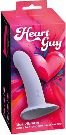 You2Toys Heart Guy Classic Vibrator 17cm Blue