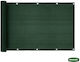 Grasher Rectangular Shade Divider Green With Hoop 0.9x6m 160gr/m²