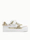 Gioiello Kinder Sneakers mit Klettverschluss Gold