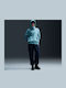 Phoenix Damen Sweatshirt Kapuzen Blau