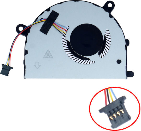 Ανεμιστηράκι Laptop Cpu Cooling Fan Lenovo Ideapad 710s-13 Intel Core 6th Gen 710s-13ikb 710s-13isk 80sw0031us Air 13 Pro 13.3" 5h40l20719 Nd55c20-15j05 Nd55c19 15j05 4pin Κωδ.81187