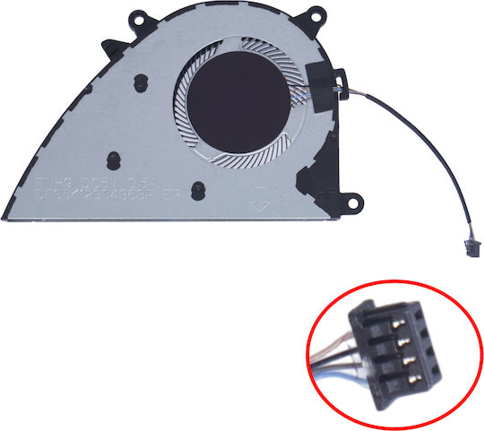Ανεμιστηράκι Laptop Cpu Cooling Fan Hp 17-cn 17-cp Probook 470 G8 470 G9 470 G10 M50402-001 6033b0092801 Fnh9 4pin Κωδ 81081