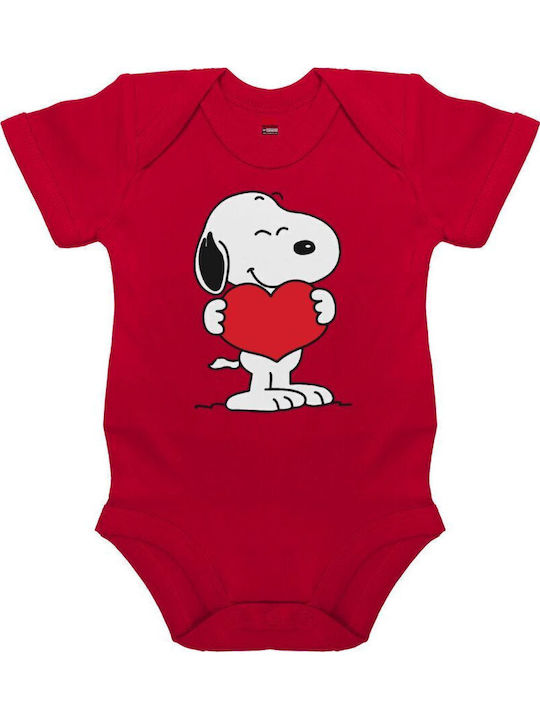 Koupakoupa Snoopy Takemy Heart Kurzärmelig Red