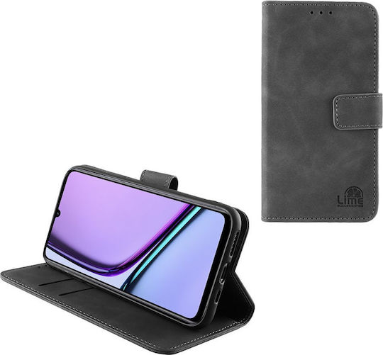 Lime Book Δερματίνης / Σιλικόνης Γκρι (Realme Note 60)