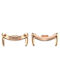 Xiaomi Smart Band 9 14mm 1 Paar Metall-Uhrenarmband-Verbinder Roségold