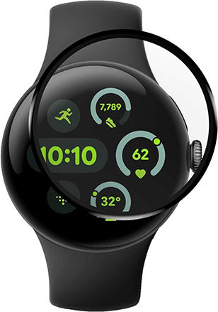 Imak Full Flexi Glass Google Pixel Watch 3 45mm Black 6957476886055