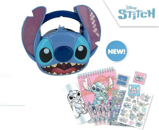 Stitch 3D Pencil Case Stationery Set