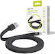 Mobile Origin Magnetic / Flat USB 2.0 Cable USB-C male - USB-A 27W Μαύρο 1m
