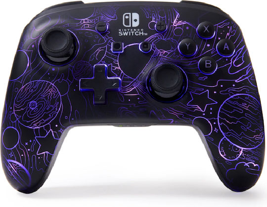 PowerA Подобрена Безжична Геймпад За Switch Lumectra Galactic Vortex