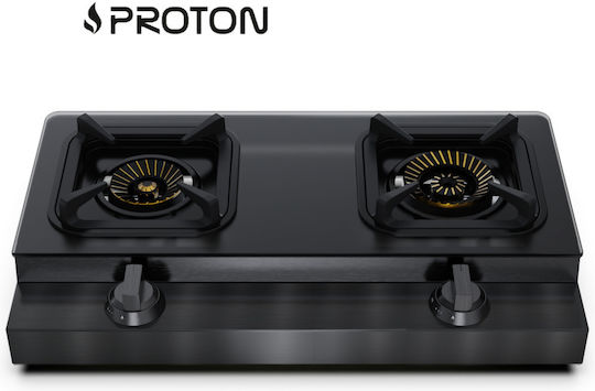 Proton Печки за плот Газов Двойна Черен