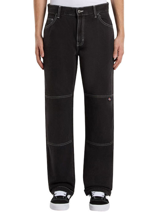 Dickies Double Knee Men's Jeans Pants Black Wash
