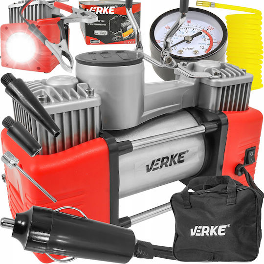 Verke Car Tire Pump Rechargeable 12V