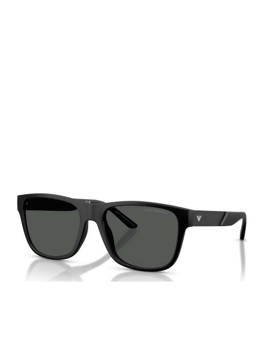 Emporio Armani Γυαλιά Ηλίου Μαύρα με Κοκκάλινο Σκελετό