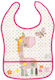 Prestige Bib Fabric with Hoop & Loop Fastener & Pocket Pink