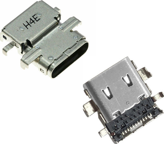 Βύσμα Τροφοδοσίας Dc Power Jack Type-c Charging Port Hp Spectre X360 15-bl 15t-bl 15-bl075nr 15-bl112dx 15-bl012dx Asus Q408 Series Chromebook X360 13c-ca Pro C640 Κωδ.1-3938