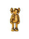 Διακοσμητική Φιγούρα 565tnl1384 12x8x26cm Gold Aberto Design Πολυέστερ
