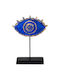 Διακοσμητικό Αγαλματίδιο 565tnl1382 20x8x27cm Multi Aberto Design Πολυέστερ