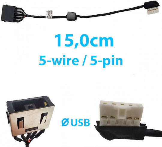 DC Power Jack Plug for Laptop Lenovo G70-35 G70-50 G70-80 G70-70 Z70-80 Type B Dc30100lm00