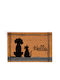 Sdim Entrance Mat Coir Non-Slip Backing E Coco 029 Cat Dog Hello 40x60cm