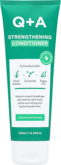Q+A Natural Skincare Conditioner Αναδόμησης/Θρέψης για Ταλαιπωρημένα Μαλλιά 250ml