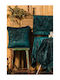 Tischdecke Pls-tb1084 Samt Leder Petrol Samt Leder 100%pol 160×220 Liolios Home