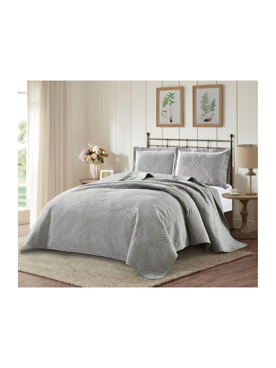 Liolios Home Ibiza Tagesdecke Übergröße Grey 22...