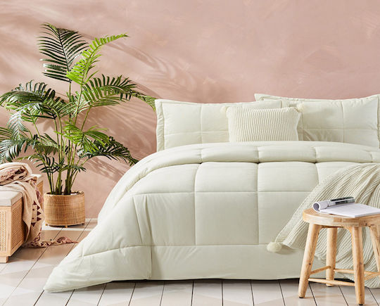 Liolios Home Primavera Kissenbezug-Set Ivory 50x70cm.
