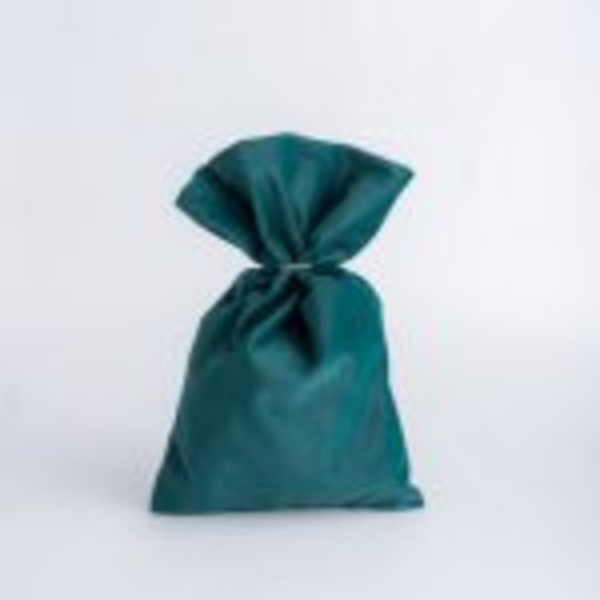 479119 Beauty Home Τσουβαλi Βελουδο Premium Πετρολ 26 X 37 Cm