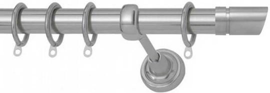 Корниз F25 Inox Symi Никел Сатен Размери 100см Единичен Свойства