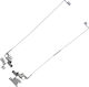 Hinges Bracket Set Laptop Toshiba Satellite L55-a L50-a L55-a5226 L55-a5234 L55-a5284 6055b0026301 6055b0026302 Left & Right Code 1-hng0633
