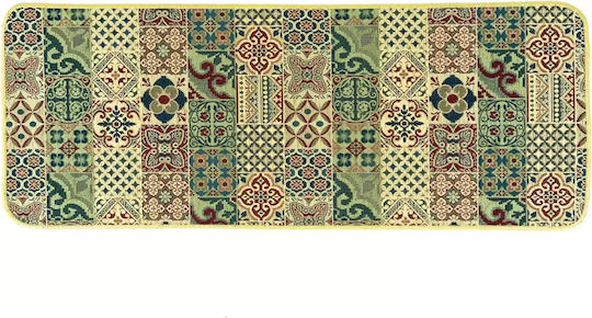 Sdim Kitchen Mat Non-Slip Underlay Samba 703 Green 54x140cm