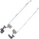 Hinges Bracket Set Acer Aspire Es14 Es1-431 Es1-411 Extensa 2408 Packard Bell Easynote Ng71bm Fbz8a005010 Fbz8a006010 33.mrun7.001 33.mrun7.002 Oem Code 1-hng0438