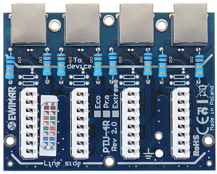 Pro Überspannungsschutz Lan Modul Poe Schutz Ewimar Ptu-54-pro/poe