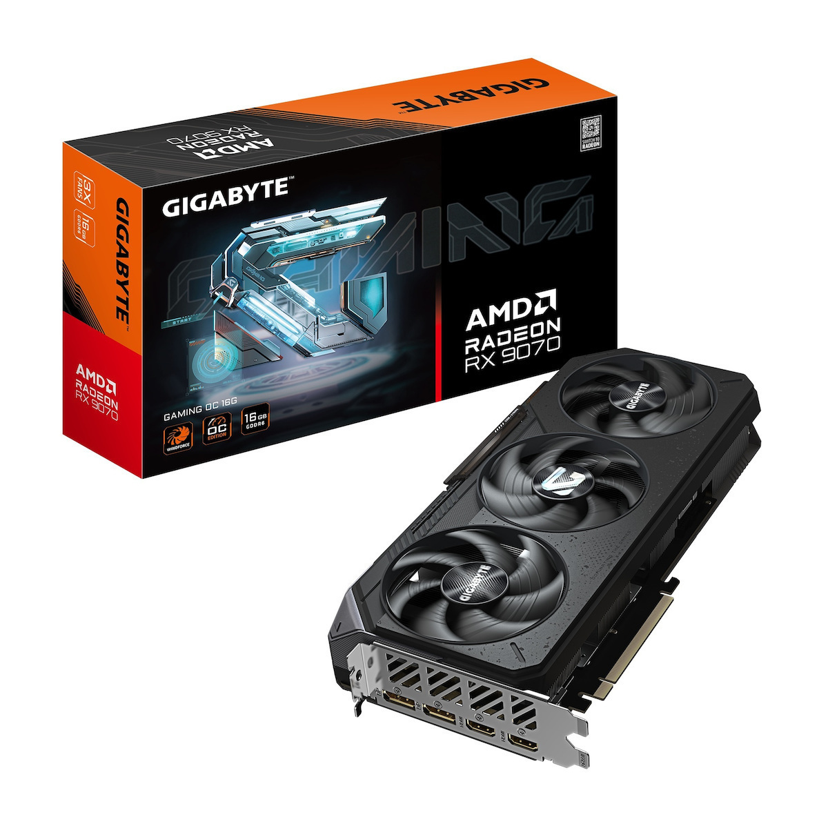 Gigabyte Radeon RX 9070 16GB GDDR6 Gaming OC Κάρτα Γραφικών