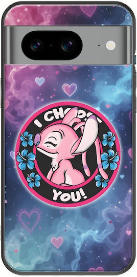 Калъф I Choose You Pink за Google Pixel 8 5G Черен TPU Черен Силикон