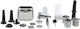 Professional Accessory Set Kitchen Robot H.koenig Km80 Ac8