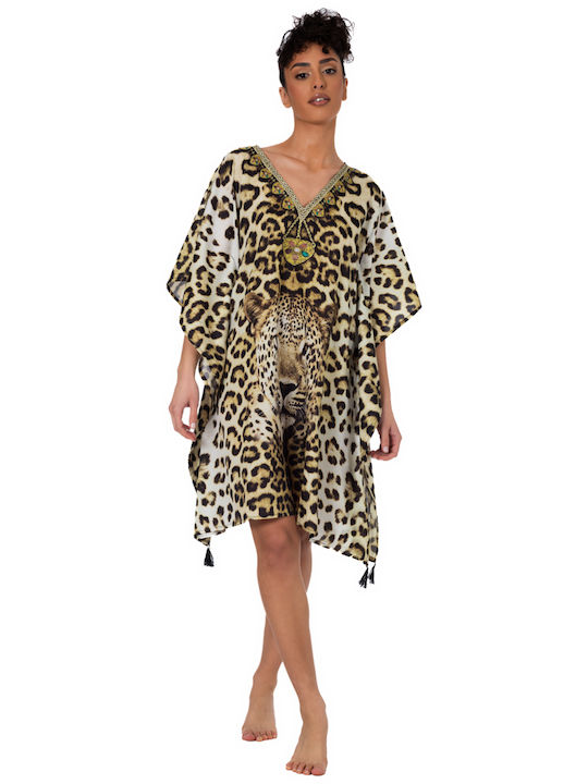 Indischer Kaftan Poncho Ar222-c Solo Me Damen E...