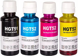 1 Full Set 4pcs Compatible Inks Hp Gt51 Gt52 3yp61ae Black 90ml Colors 70ml Gt5800 Gt5810 Gt5820 Smart Tank Series 1 Full Set 4pcs Compatible Inks Hp Gt51 Gt52 3yp61ae Black 90ml Colors 70ml Gt5800 Gt5810 Gt5820 Smart Tank Series