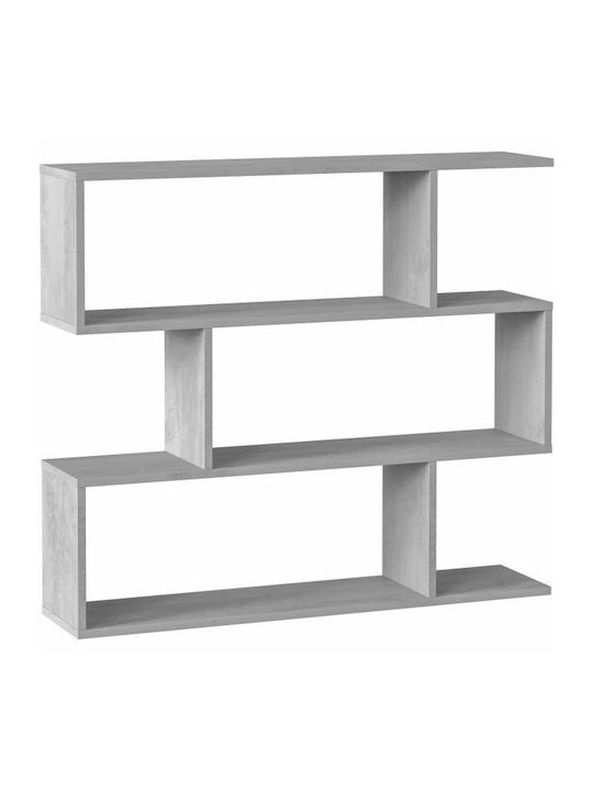 Bookcase 97x110x24cm Gray