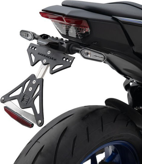Αναδιπλούμενη Βάση Πινακίδας Barracuda Για Yamaha Mt-09 2024-2025 Με Θέση Για Εργοστασιακά Φλας