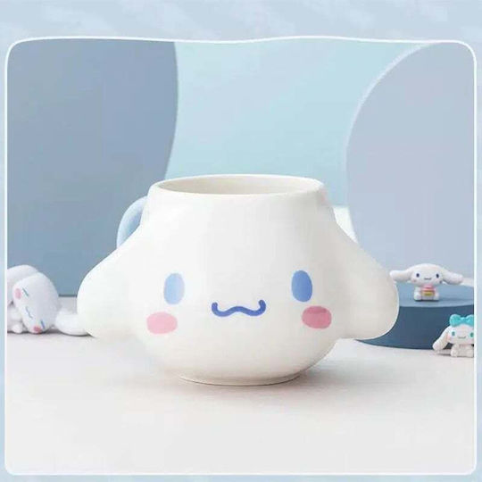 Mega Τρισδιάστατη Κεραμική Γυαλιστερή Κούπα Cinnamoroll 350ml