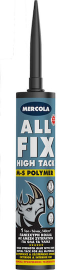Mercola All Fix Силиконово лепило Мастика Бял 80мл 1бр