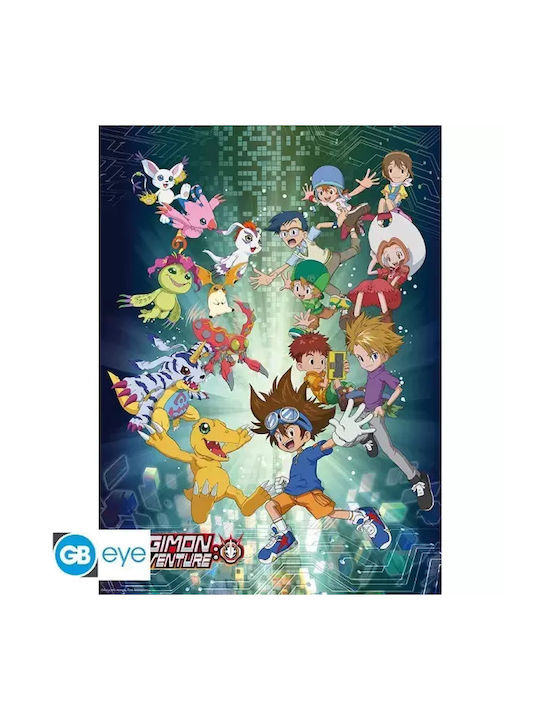 Kids Poster Digimon Poster Digi-world 38x52cm