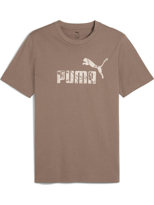 PUMA Graphics T-shirt Brown