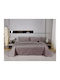 Liolios Home Mandy Velvet Blanket Double 220x240cm Amethyst